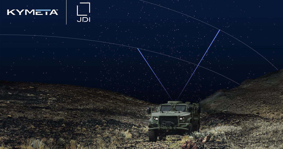 Kymeta und JDI produzieren neue Multi-Band-Satellitenantennen